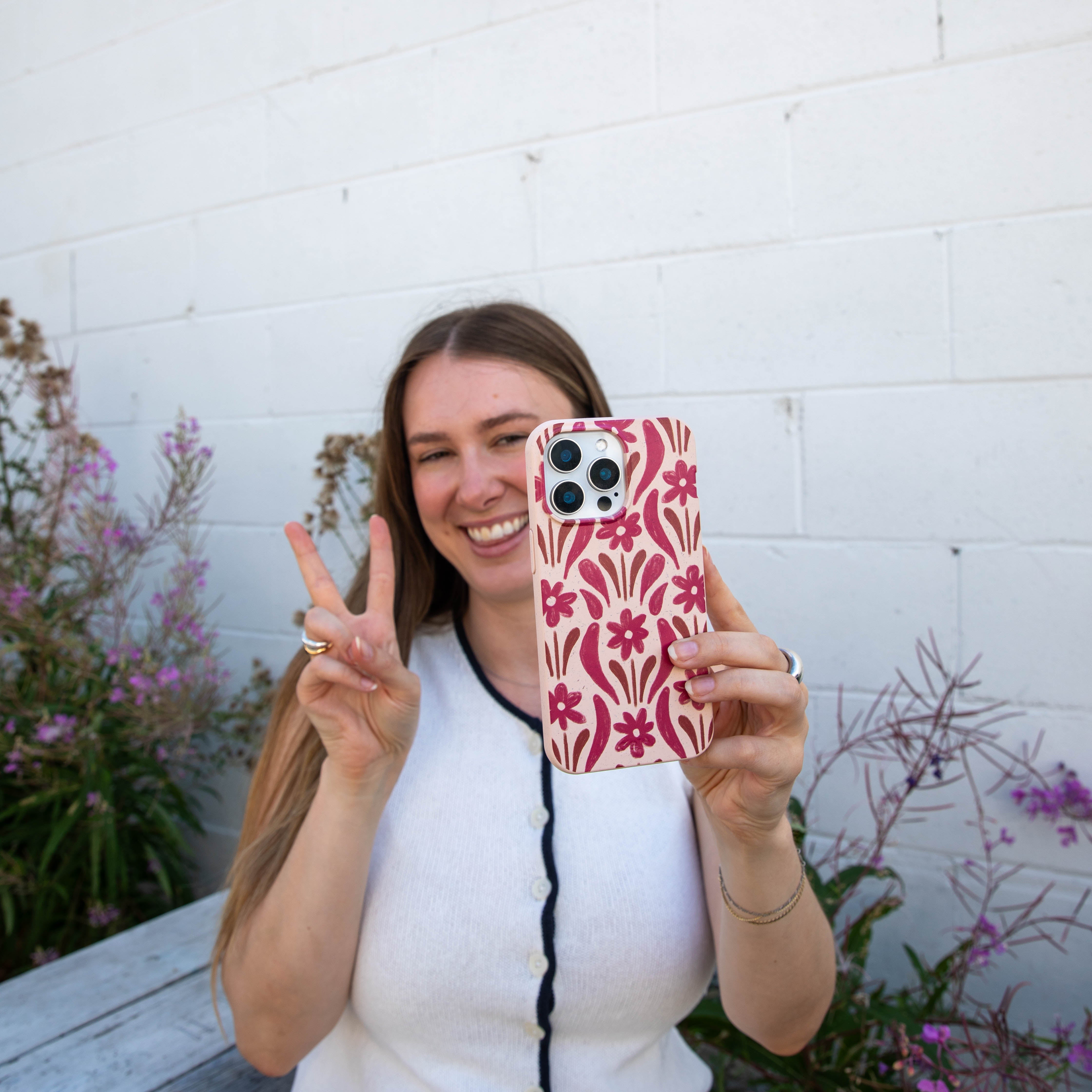 Seashell Flower Stack iPhone 15 Plus Case - image 5