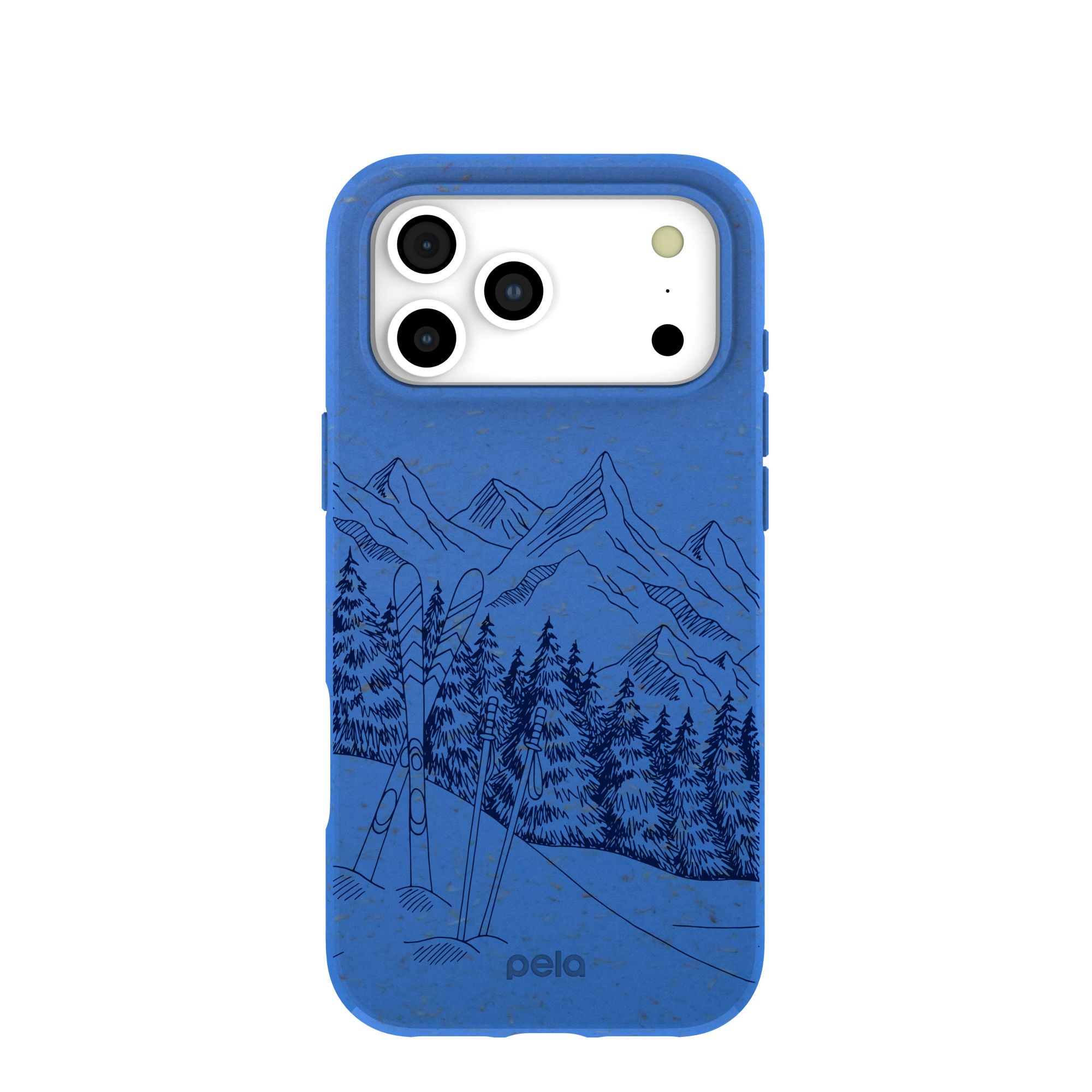SKYLRK iPhone 17 Pro ケース ブルー iPhone Silicone Case (Sky Blue) - Vogueen Premium iPhone Cases
