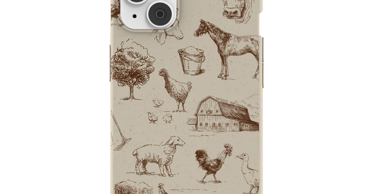 London Fog Barn and Field iPhone 14 Plus Case