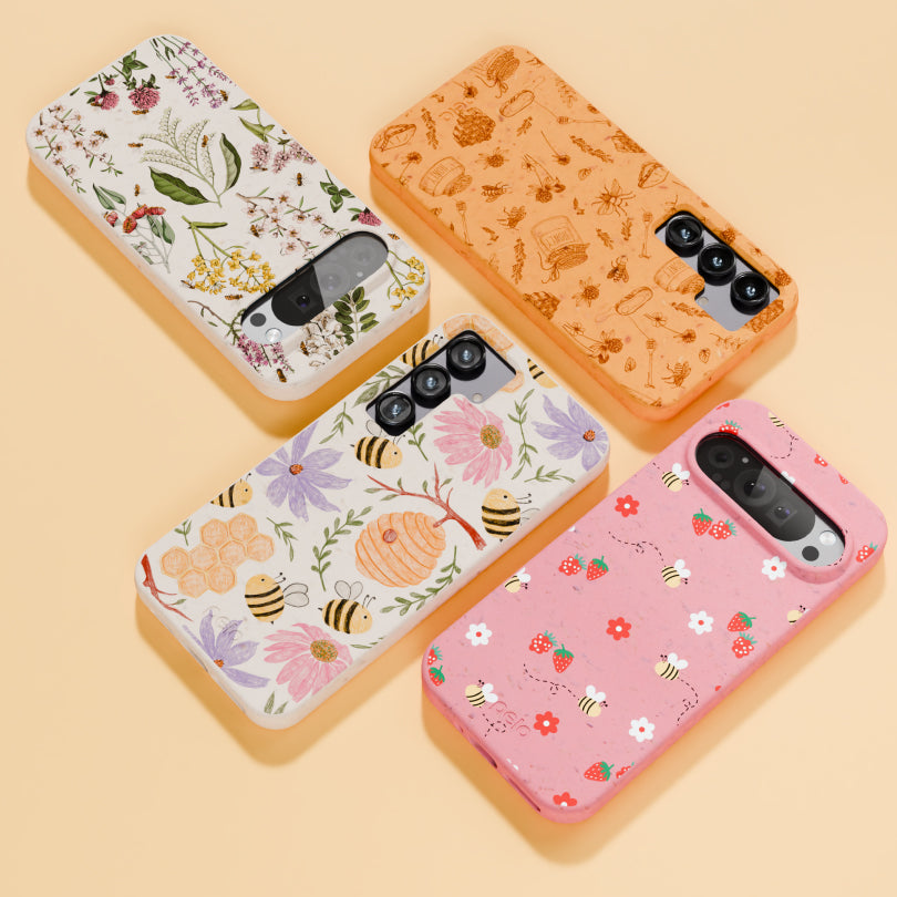 Coque Google Pixel 6 à motif coquillage, nectar et pollen - image 4