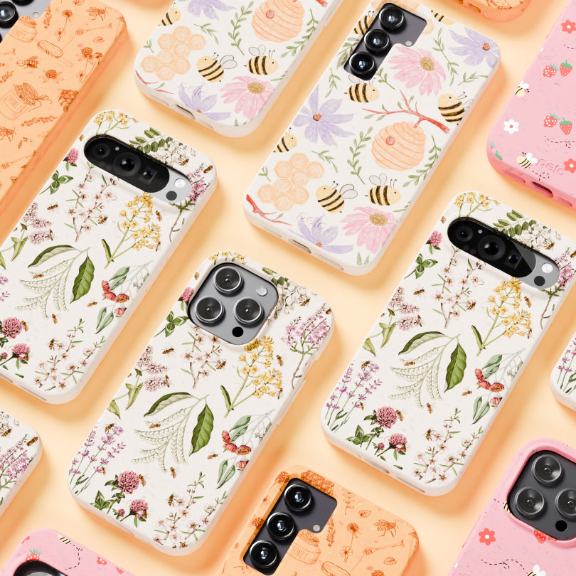 Coque Google Pixel 6 à motif coquillage, nectar et pollen - image 5