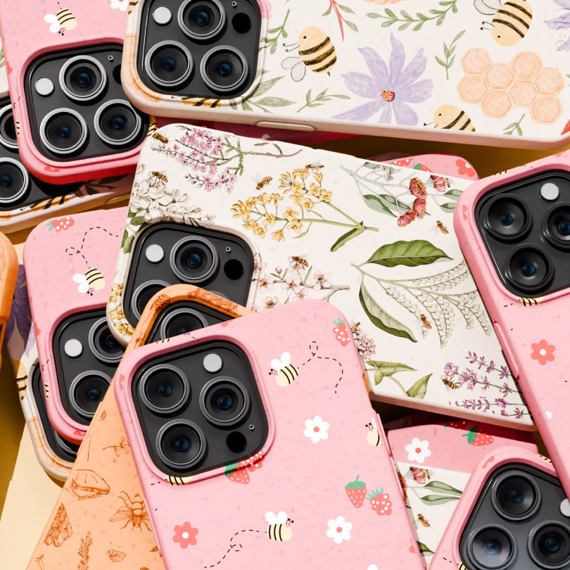 Coque Google Pixel 6 à motif coquillage, nectar et pollen - image 3