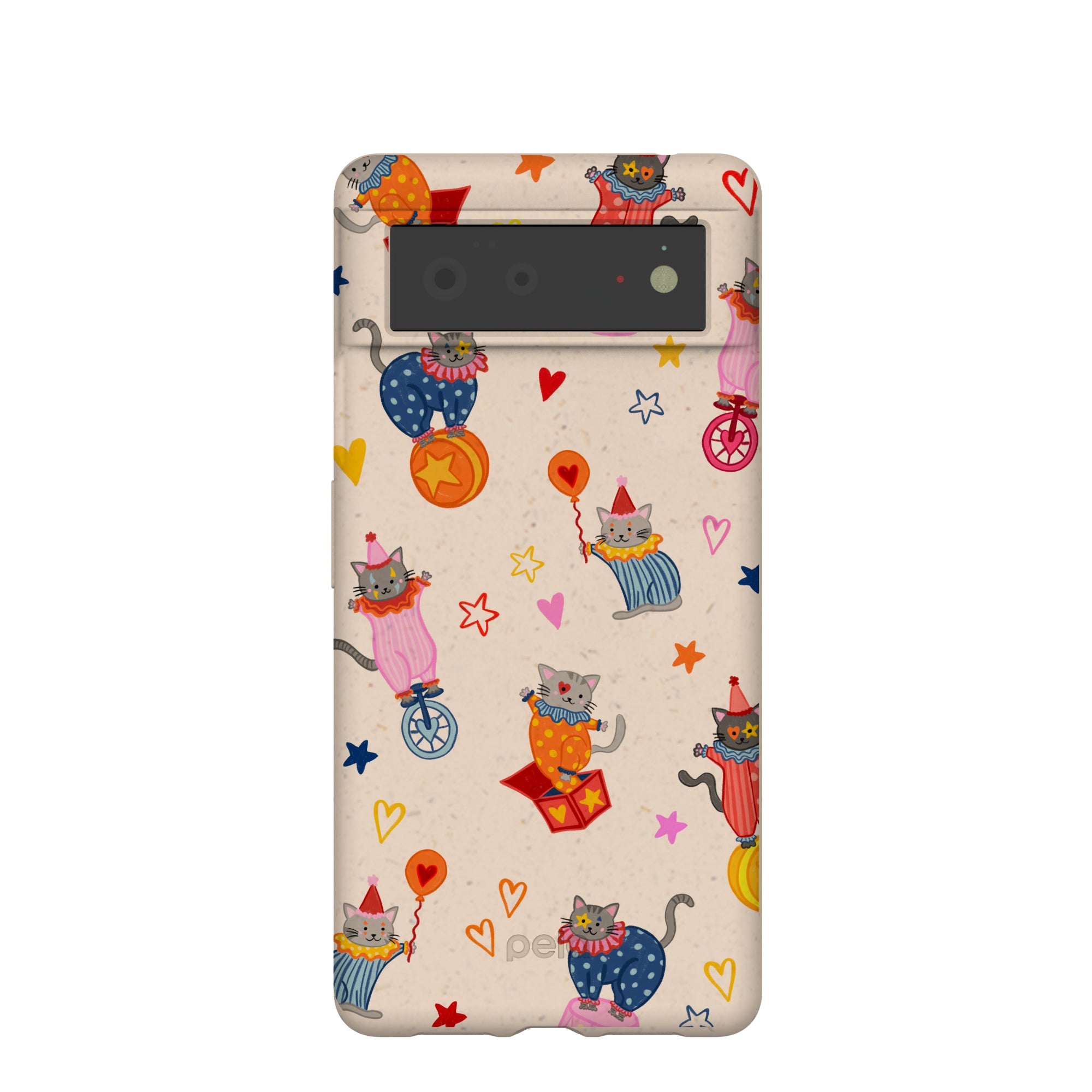 Seashell Cat Clowns Google Pixel 6 Case - image 1