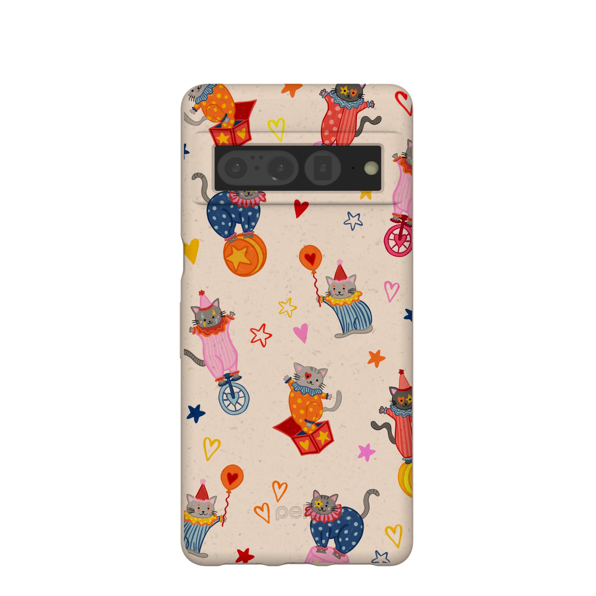 Seashell Cat Clowns Google Pixel 7 Pro Case - image 1