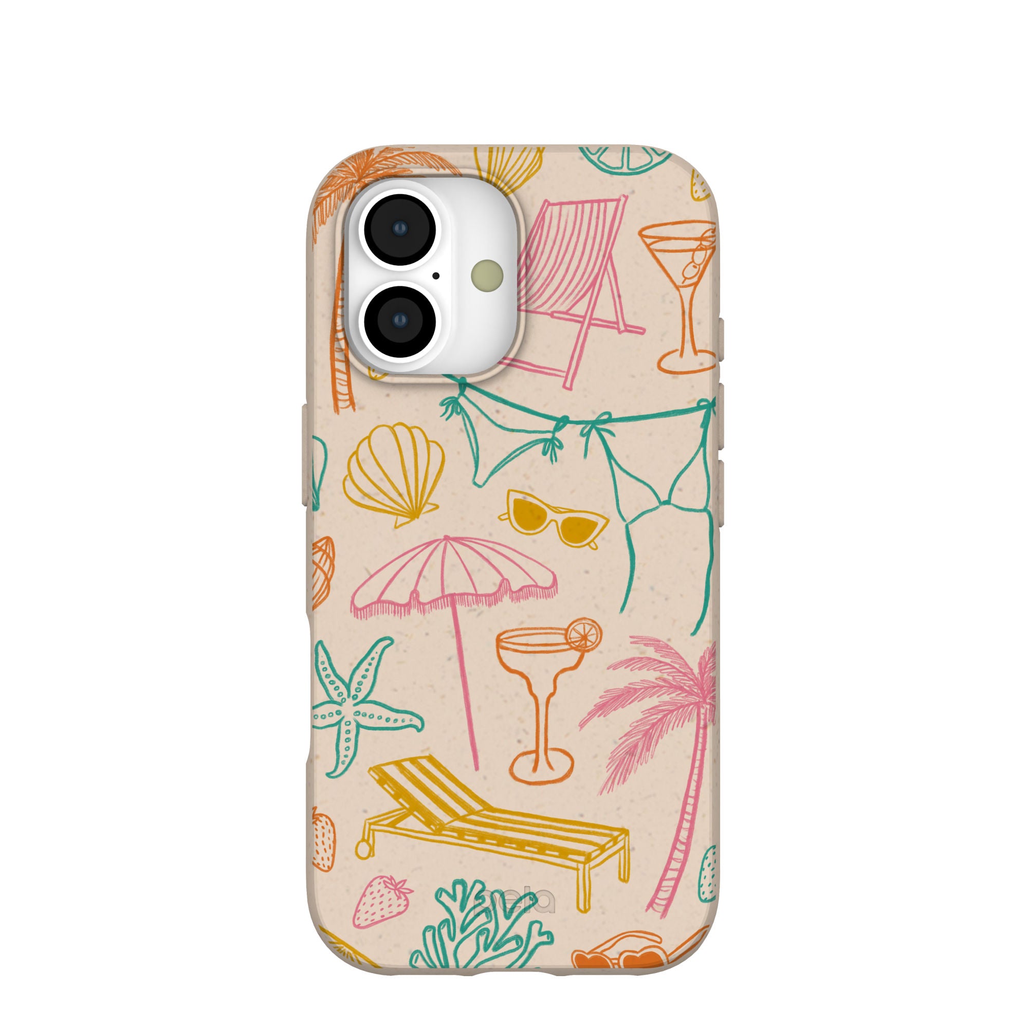 Seashell Coastal Club iPhone 17 Case – Pela Case