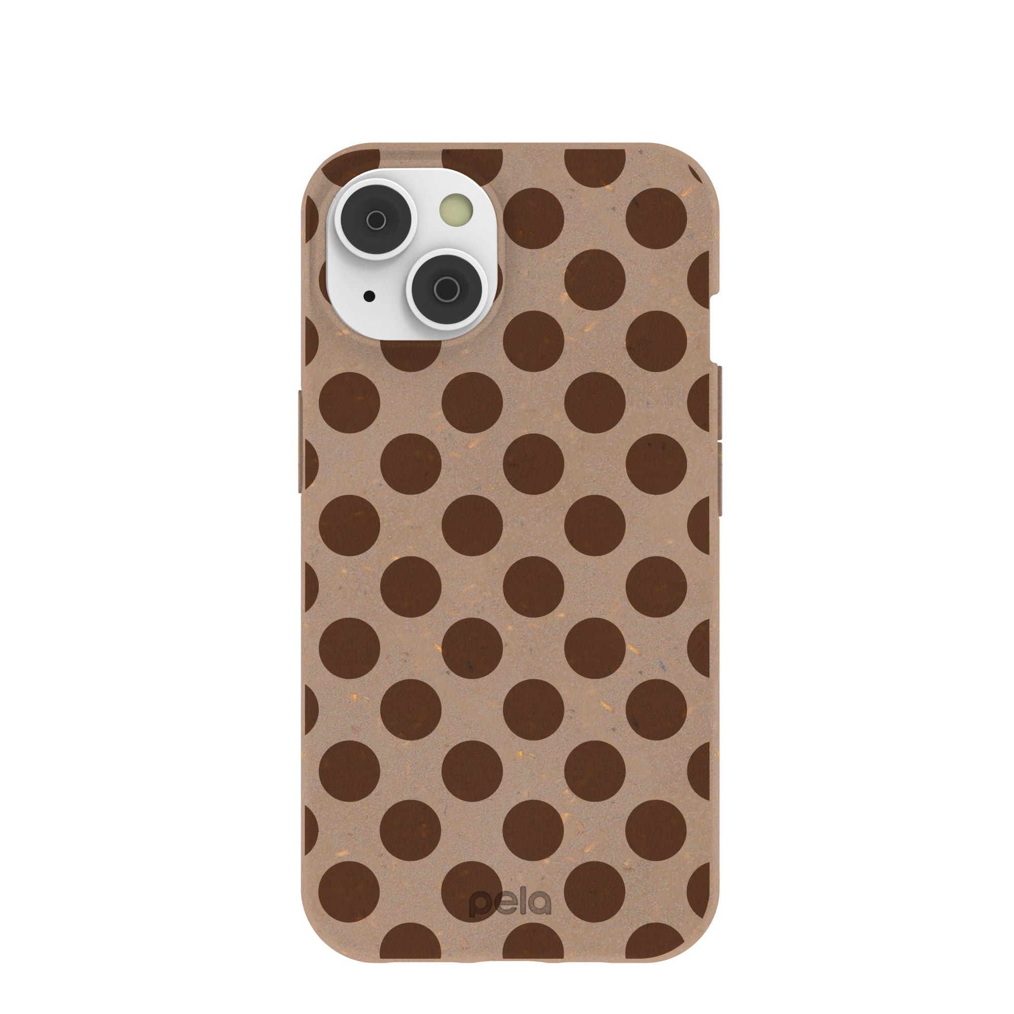 iPhone 16e cocoa Chocolate Brown Cocoa Sprinkle iPhone 14/16e Case – Pela Case