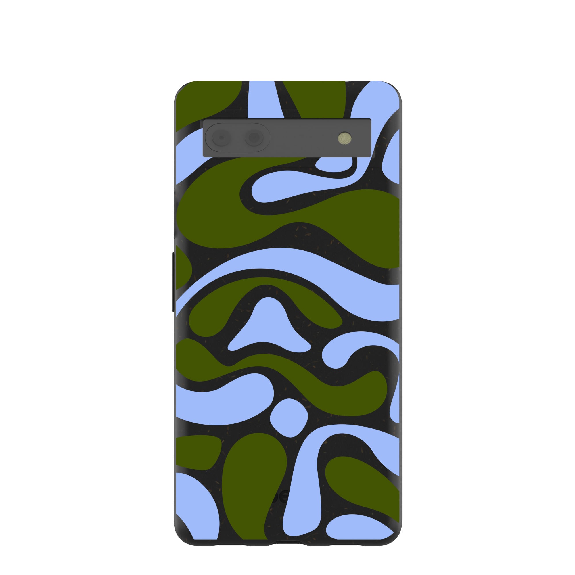 Black Curve and Flow Google Pixel 6a Case - image 1