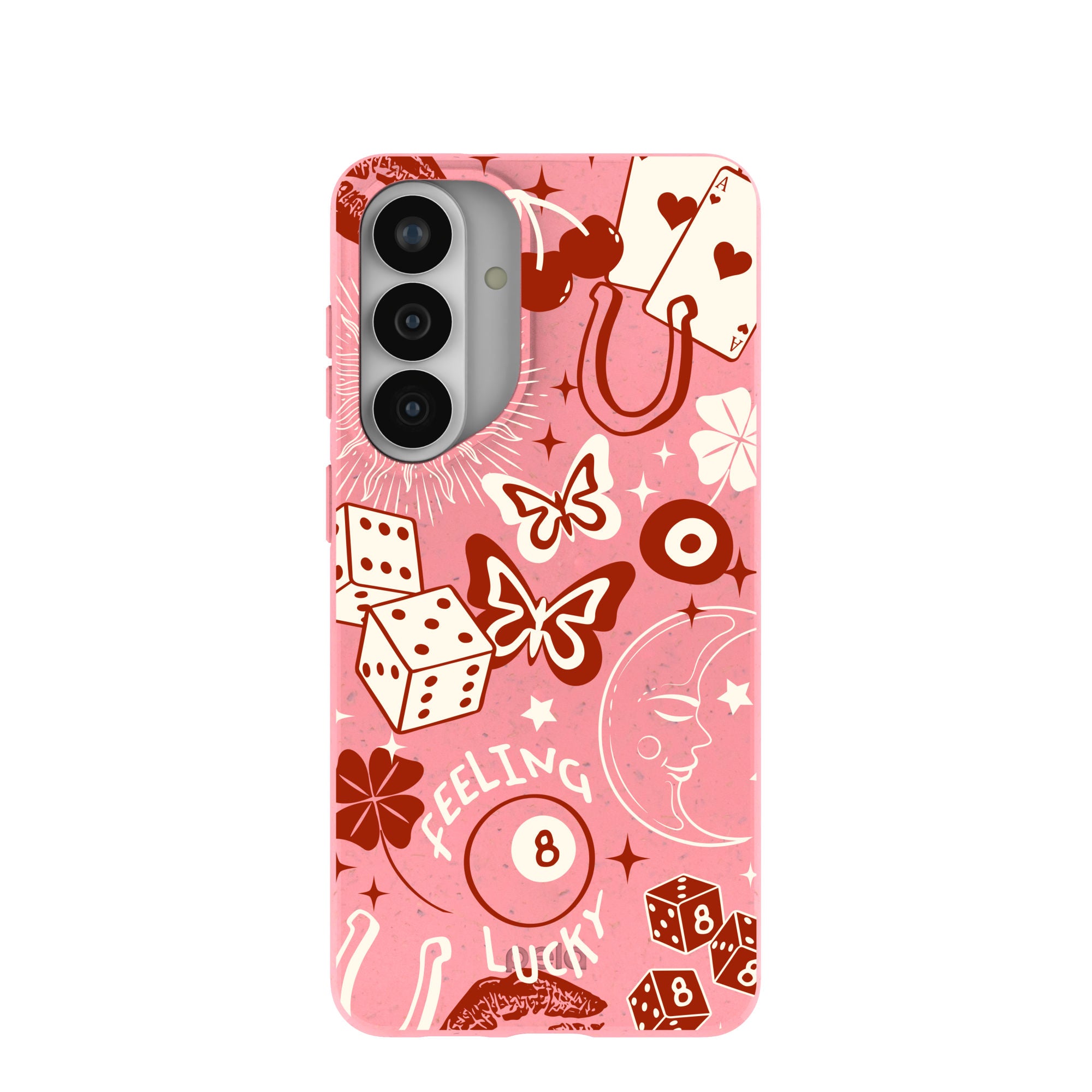 Bubblegum Pink Feeling Lucky Samsung Galaxy S26+(Plus) Case – Pela