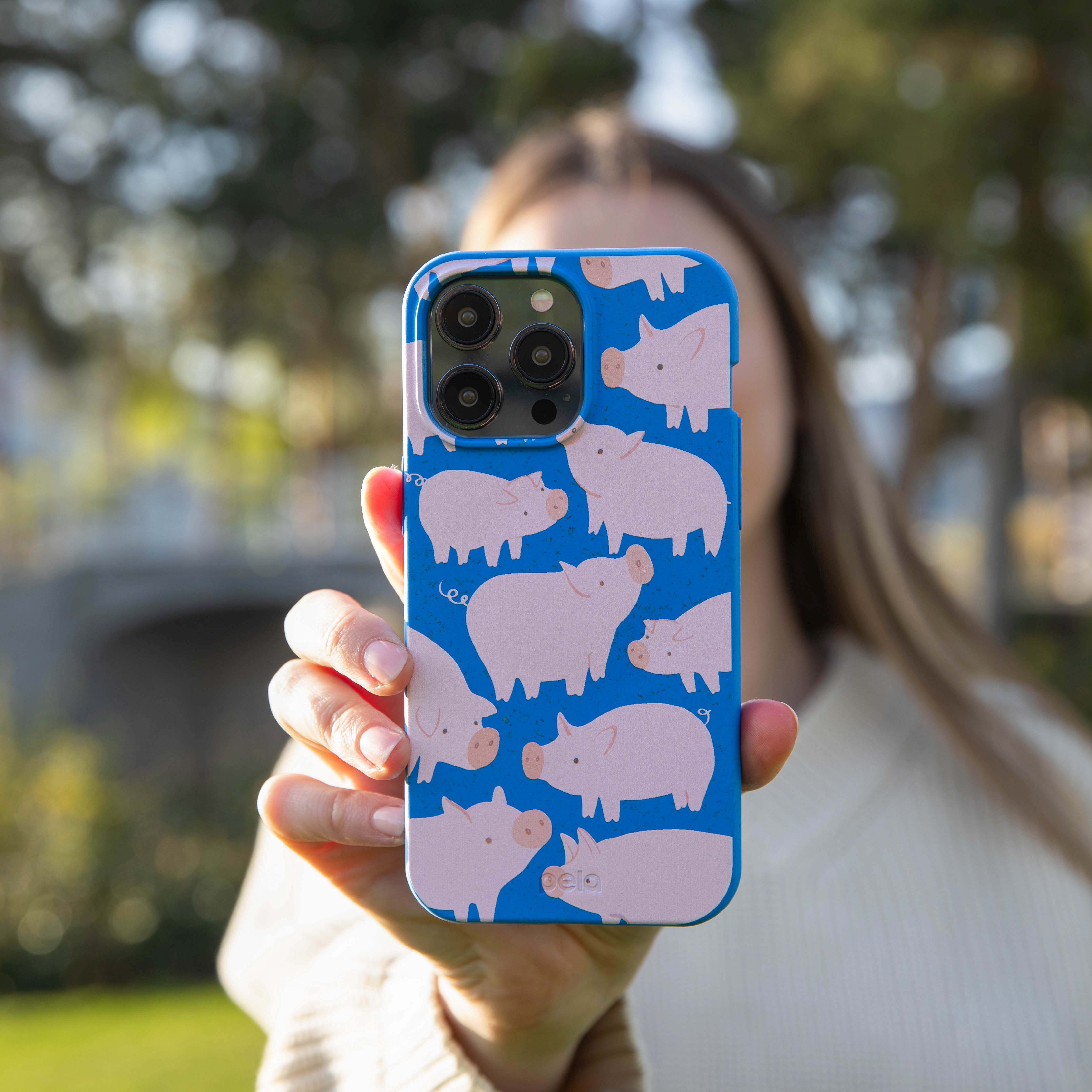 Electric Blue Piggies iPhone 17 Pro Max Case - image 2