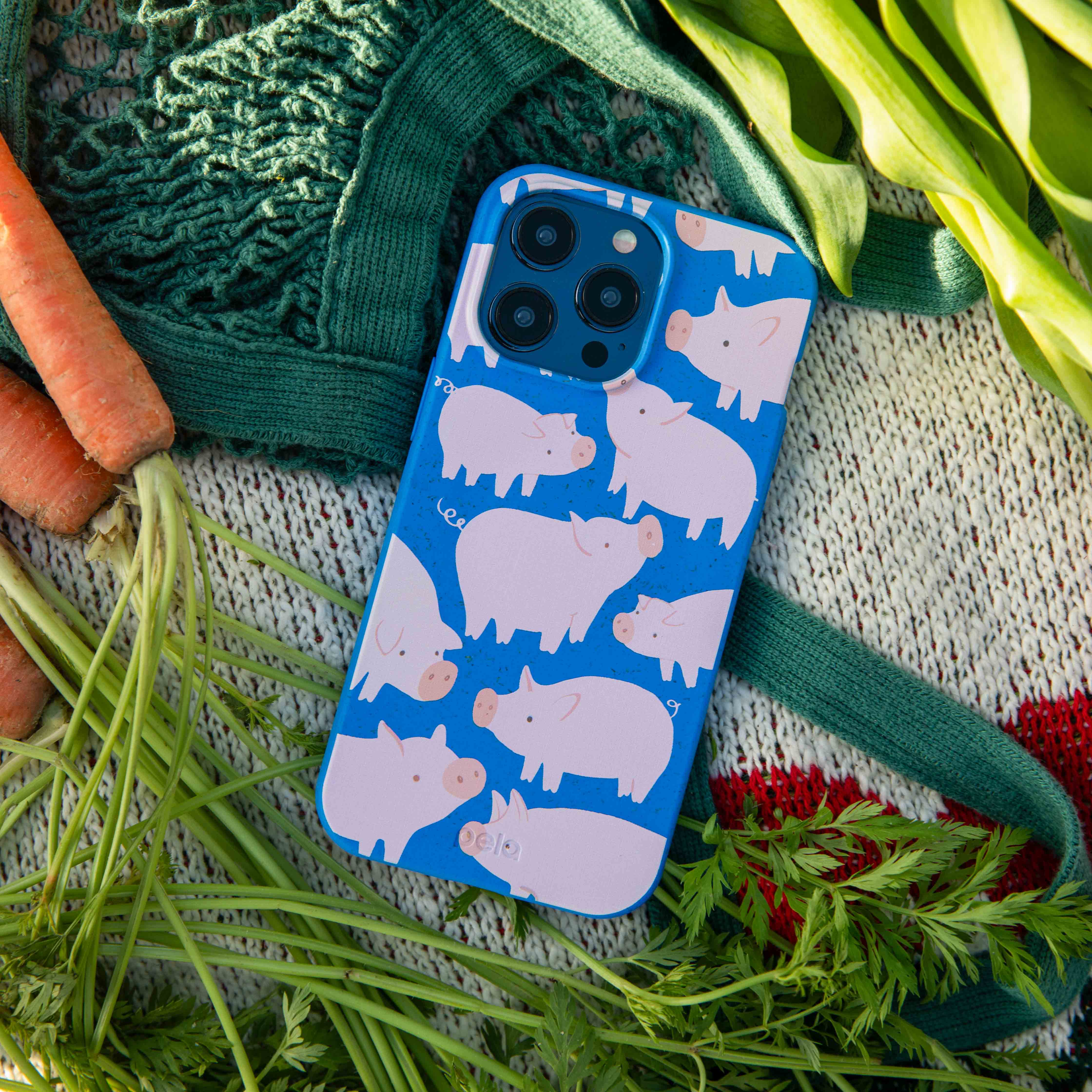 Electric Blue Piggies iPhone 17 Pro Max Case - image 3