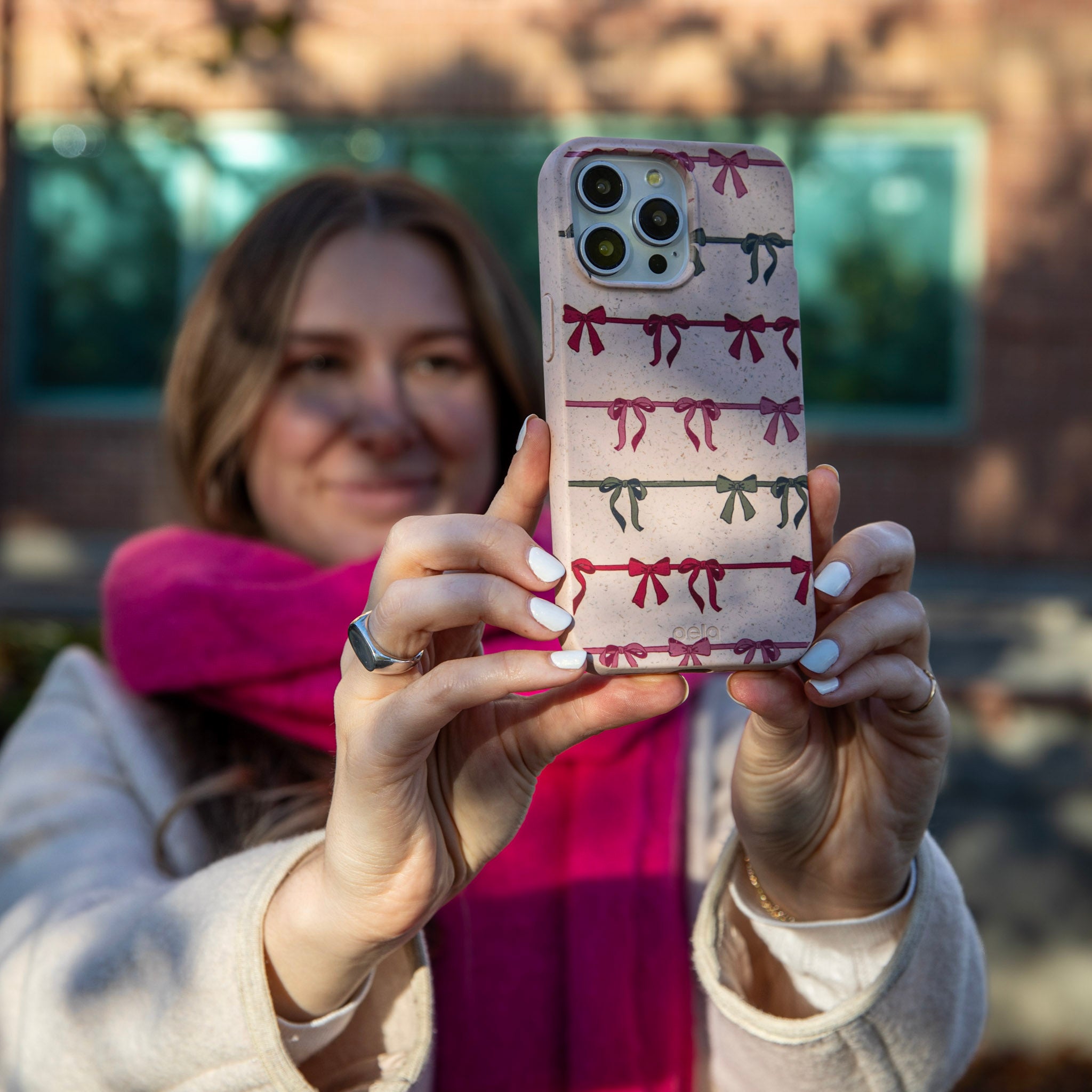 Seashell Holiday Bows Samsung Galaxy S24 Case - image 3