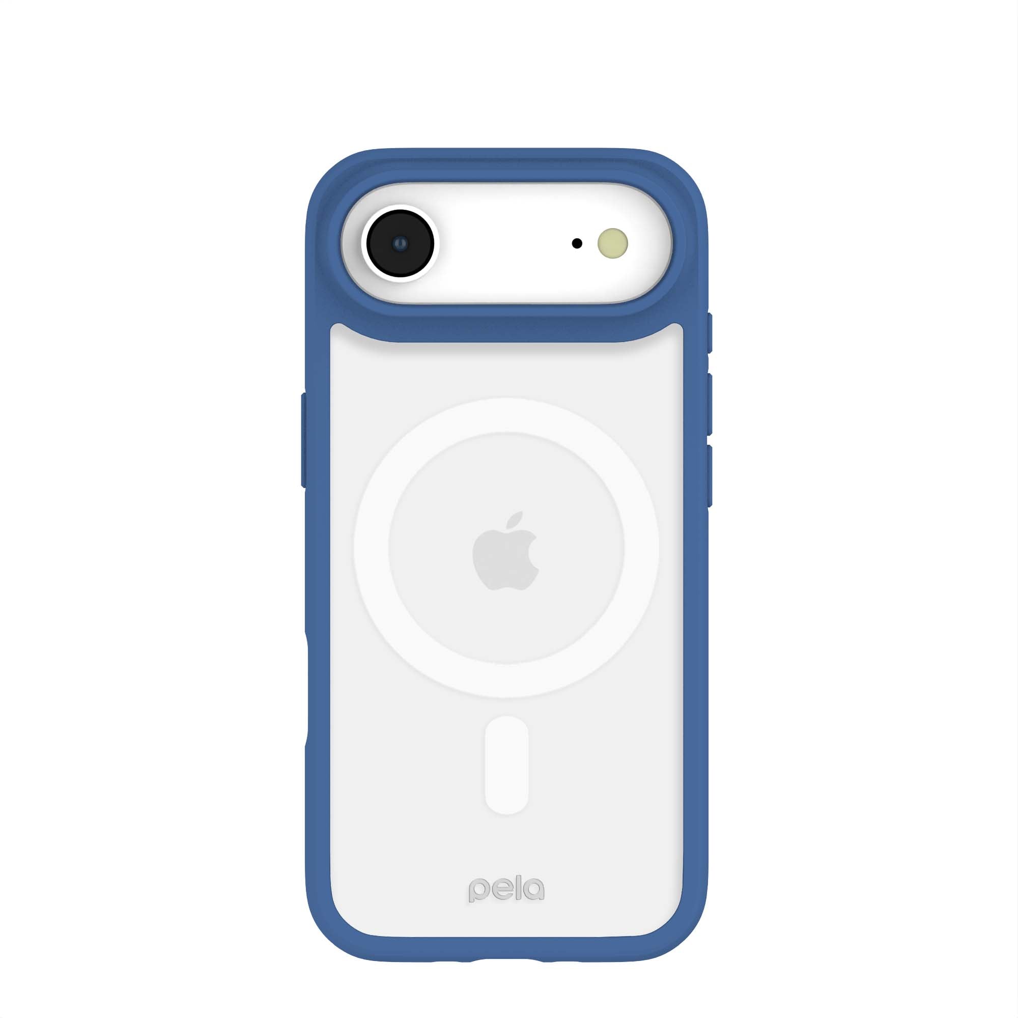 Clear iPhone Air Case with True Blue Ridge (MagSafe Included