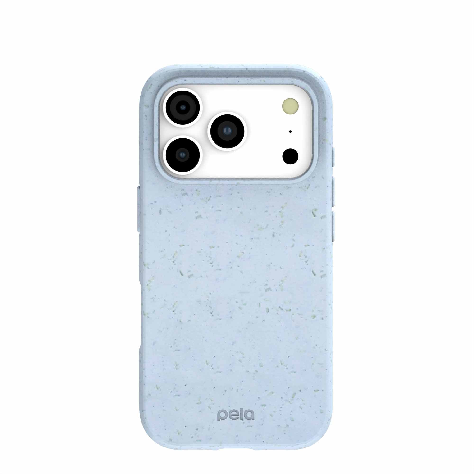 Coque bleu poudre pour iPhone 17 Pro