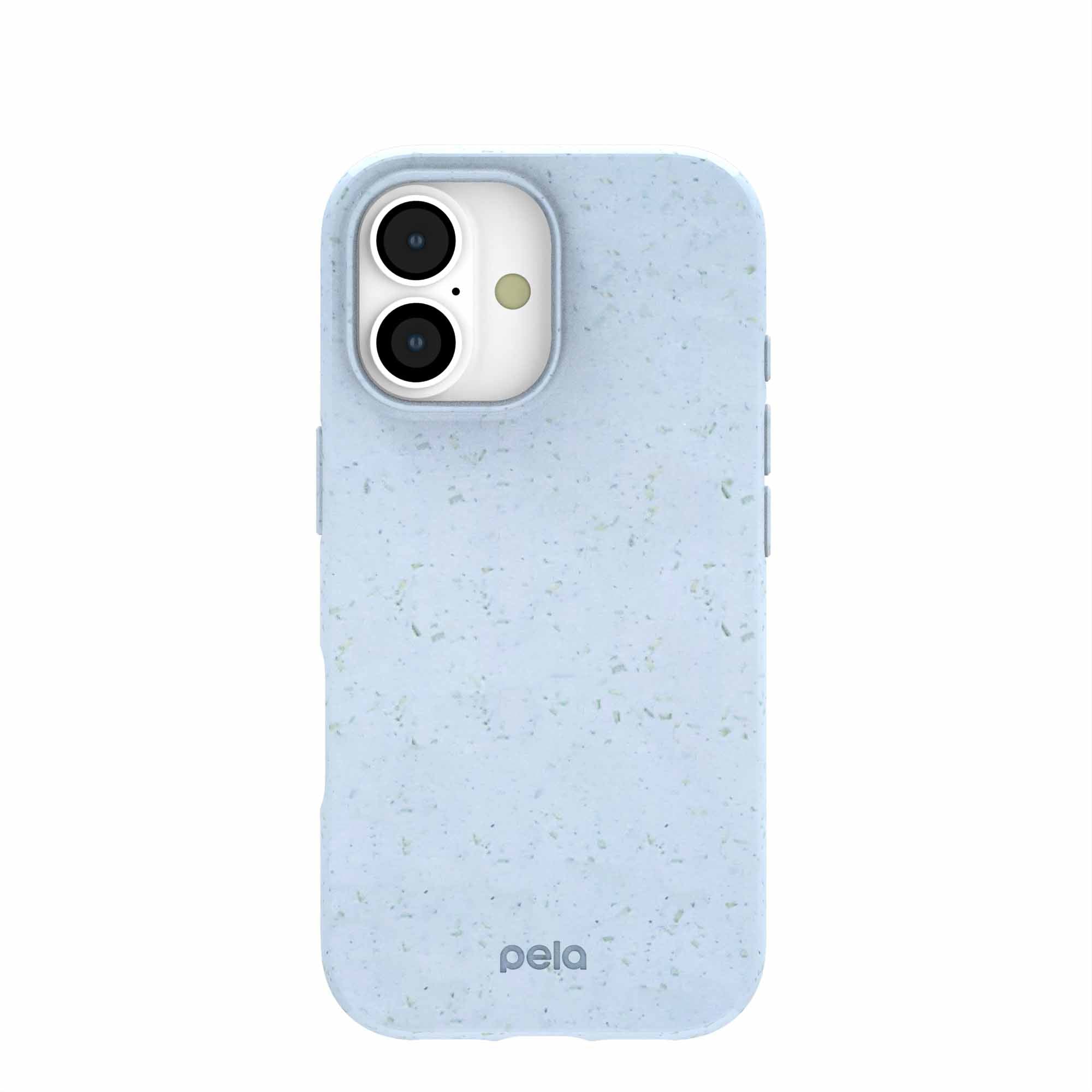 Coque bleu poudre pour iPhone 17