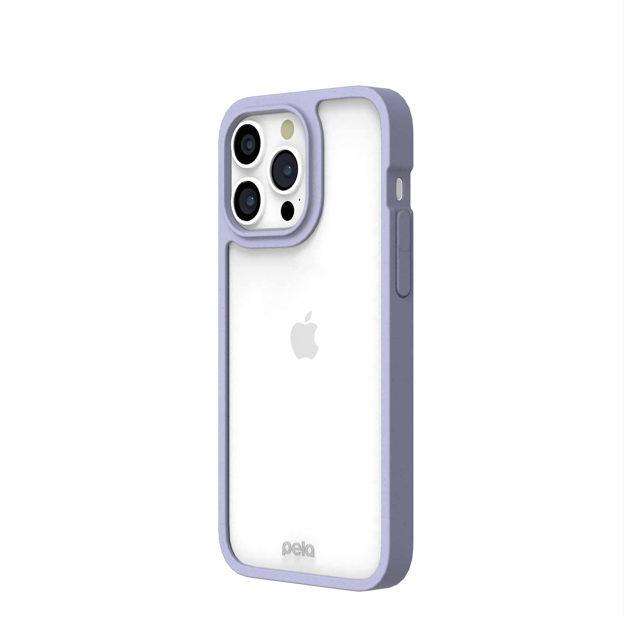 Clear iPhone 15 Pro Max Case with Lavender Ridge