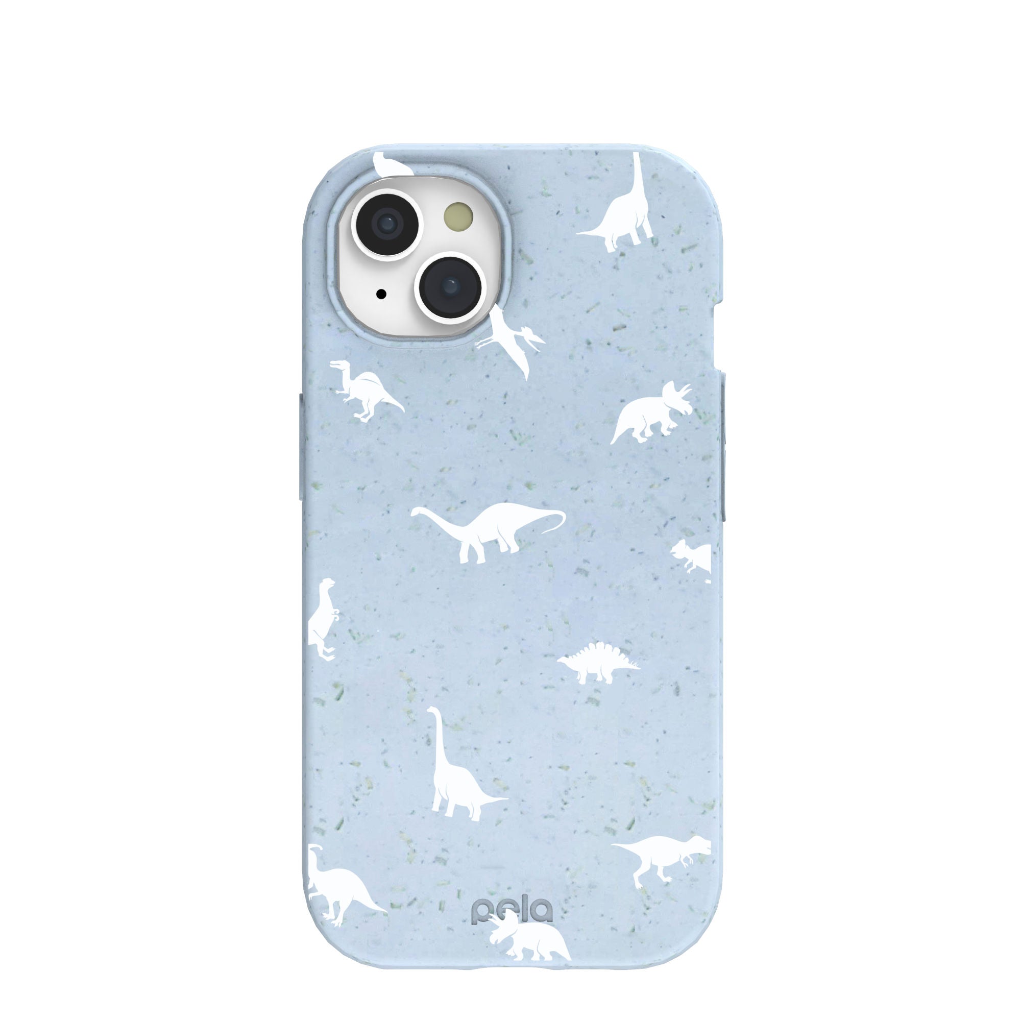 Coque Lil Dinos bleu poudre pour iPhone 15