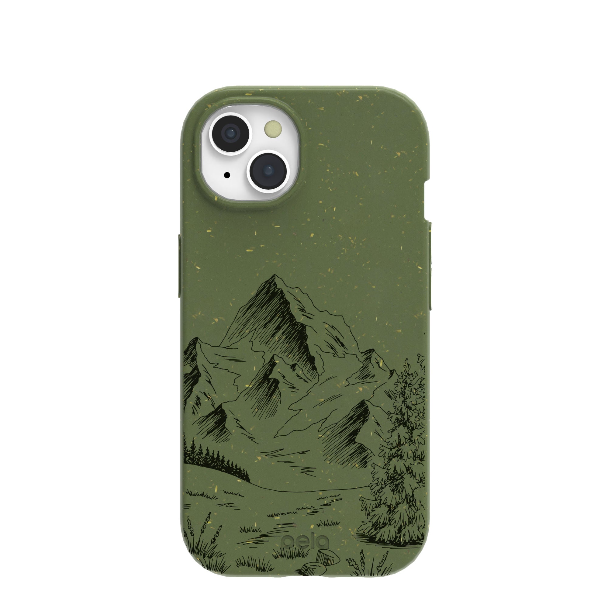 Forest Floor Line Ridge iPhone 15 Case – Pela Case