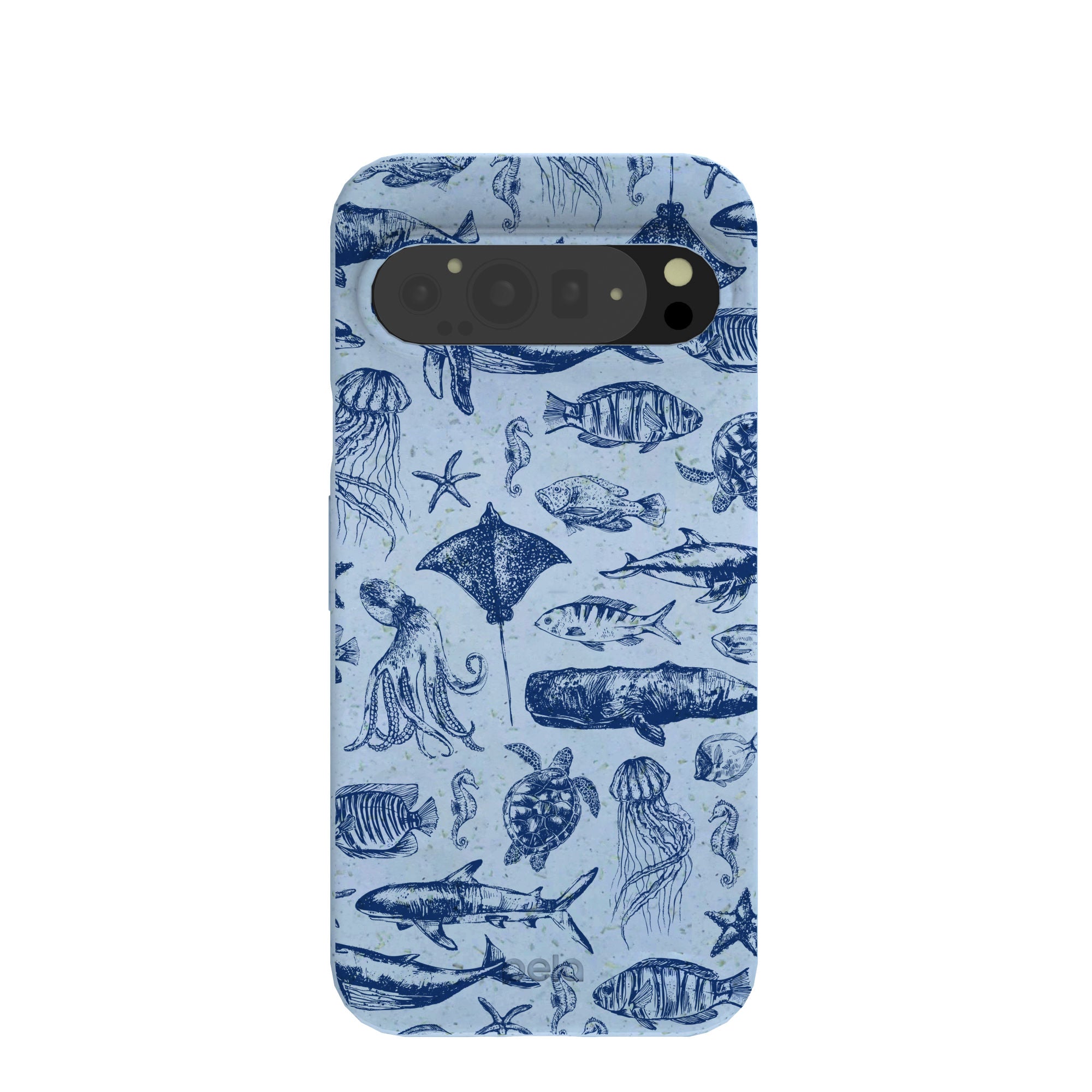 Powder Blue Marine Life Google Pixel 9 Pro XL Case – Pela Case