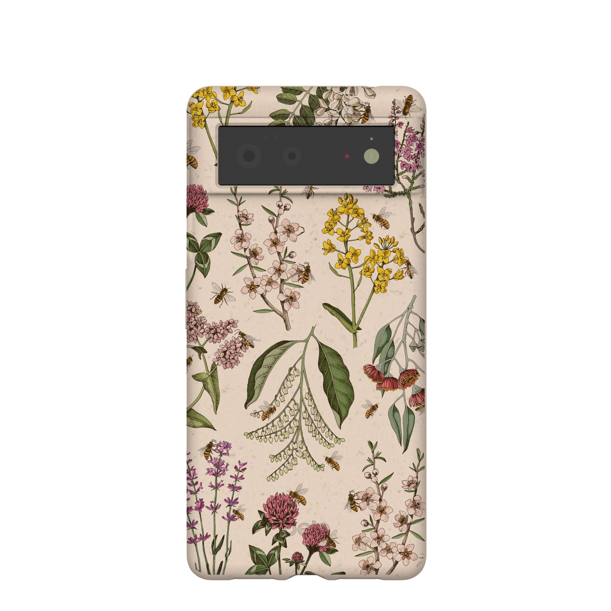 Coque Google Pixel 6 à motif coquillage, nectar et pollen - image 1