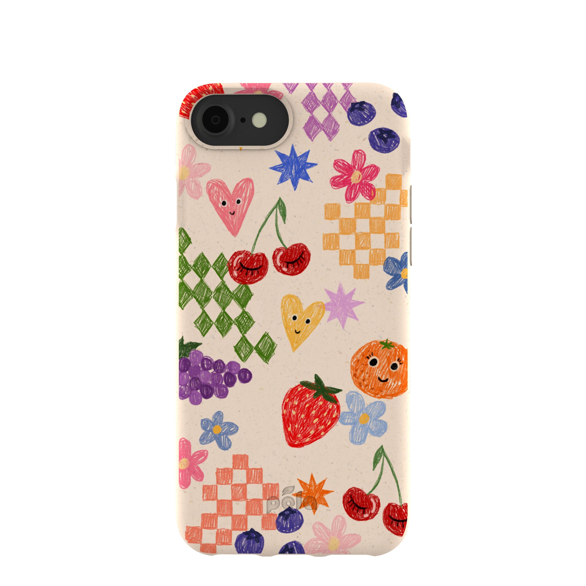 Seashell Pencil Doodles iPhone 6/6s/7/8/SE Case
