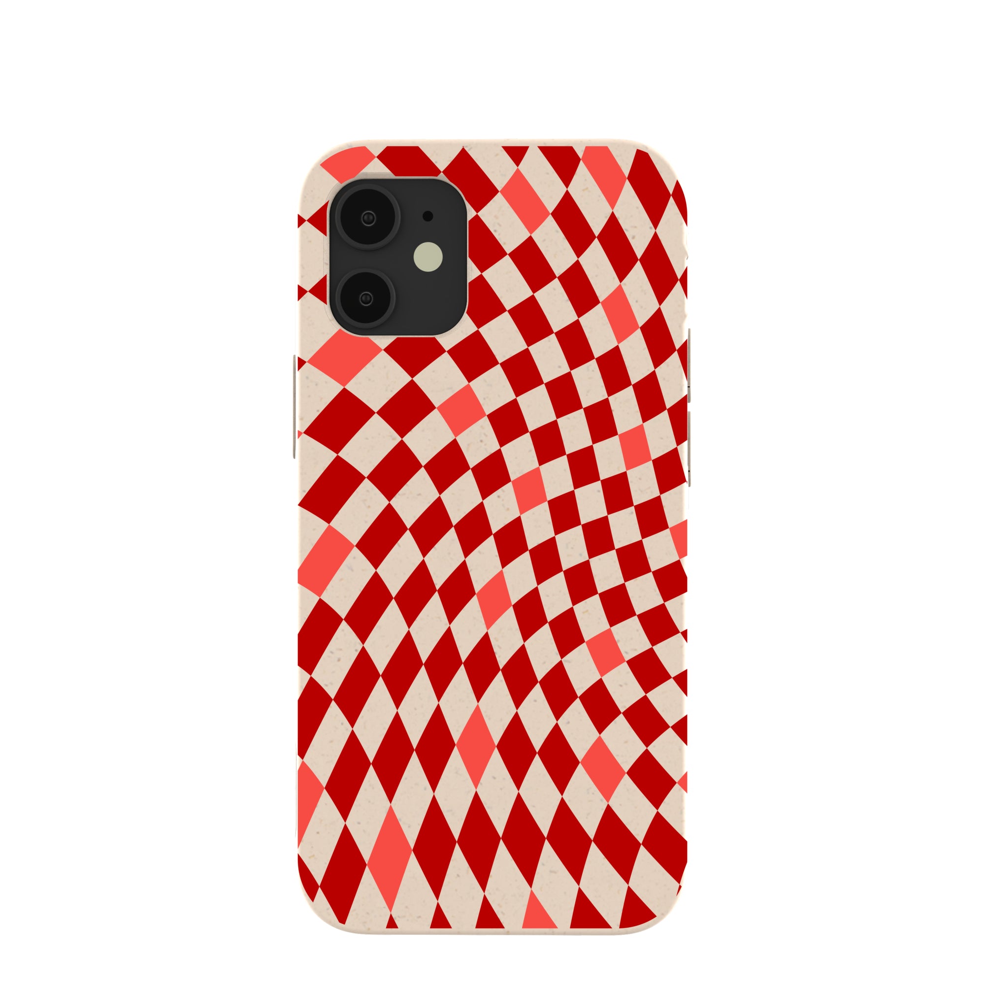 Seashell Red Checks iPhone 12 Mini Case