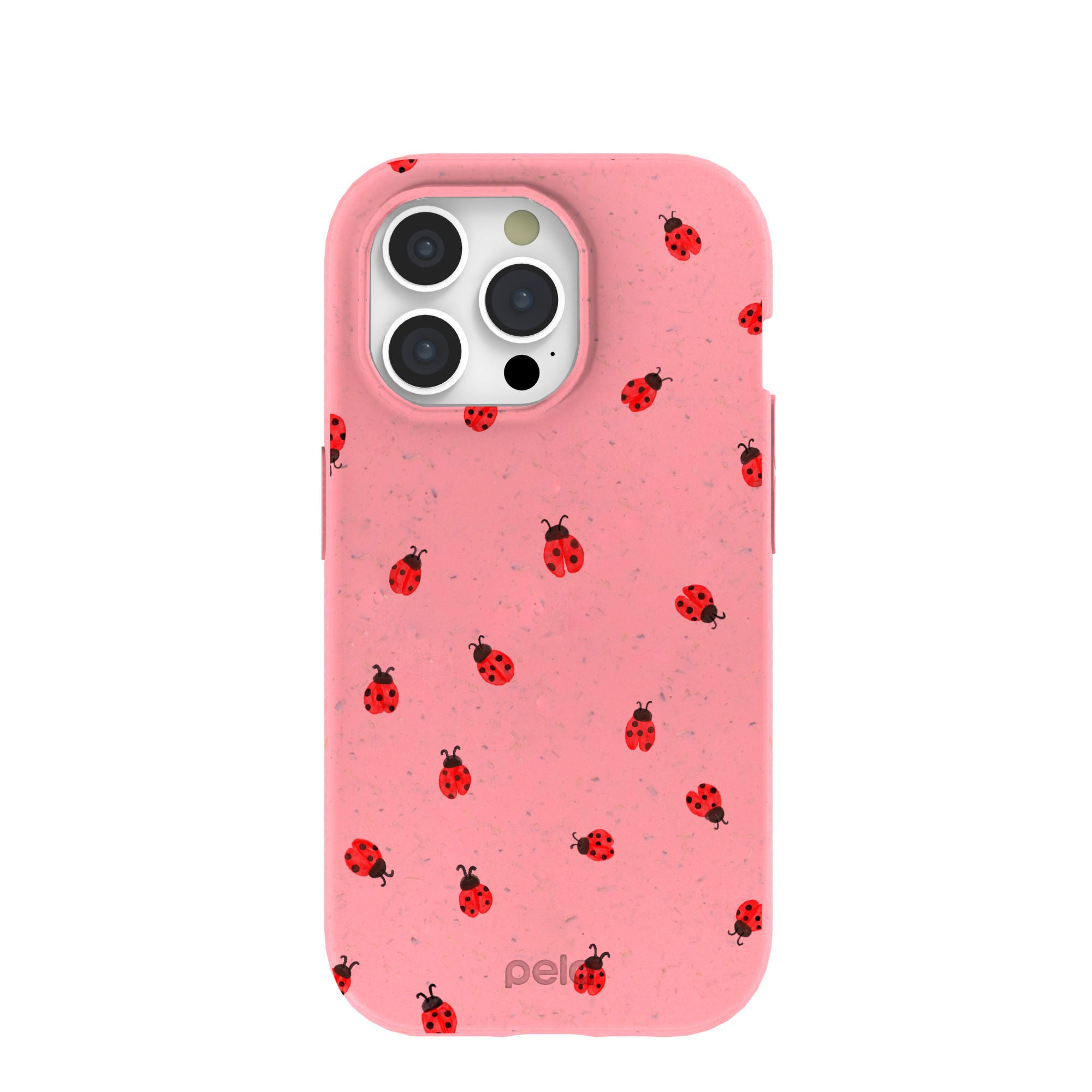Bubblegum Pink Rosy Ladybug iPhone 15 Pro Case – Pela Case