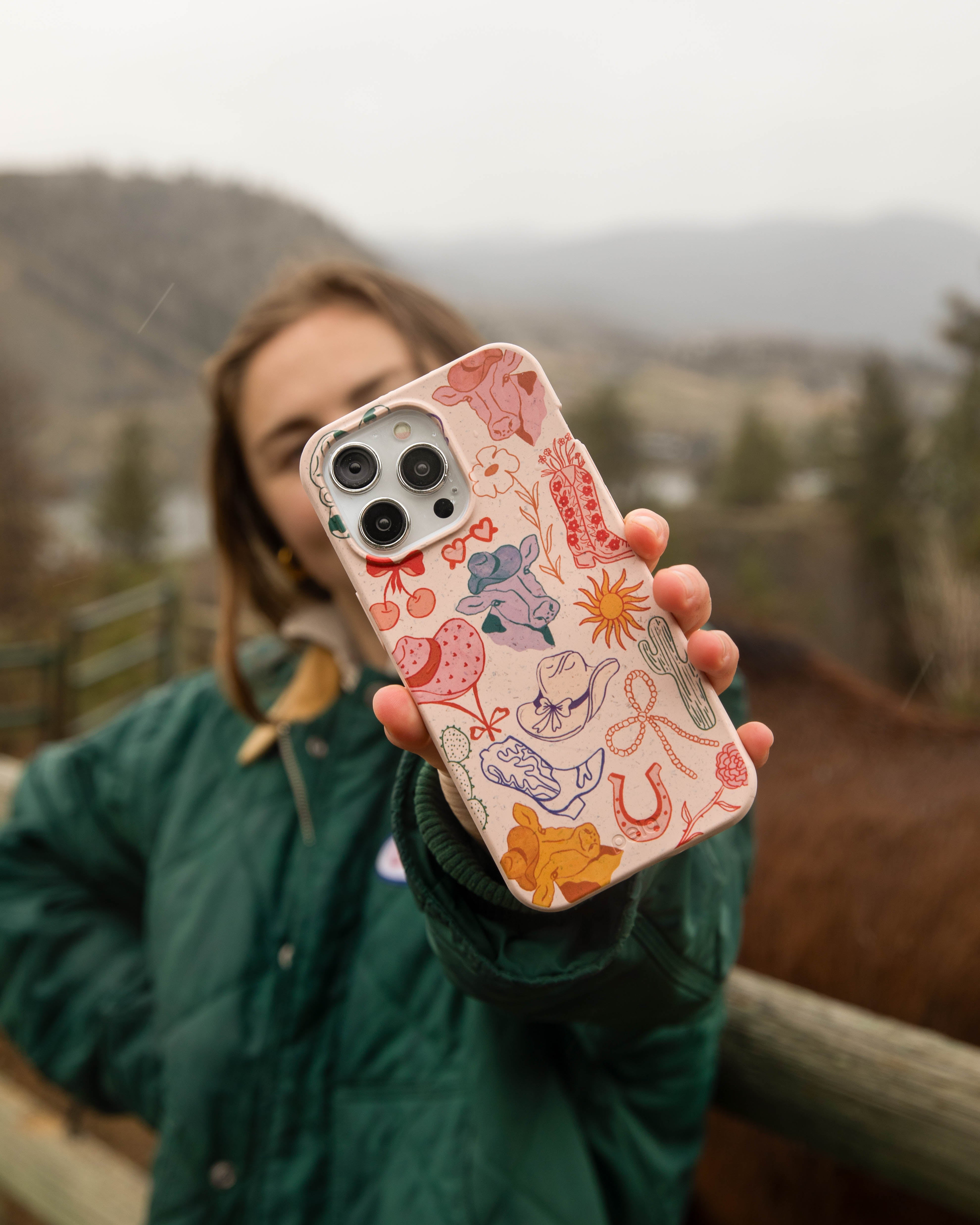 Seashell Retro Rodeo iPhone XR Case