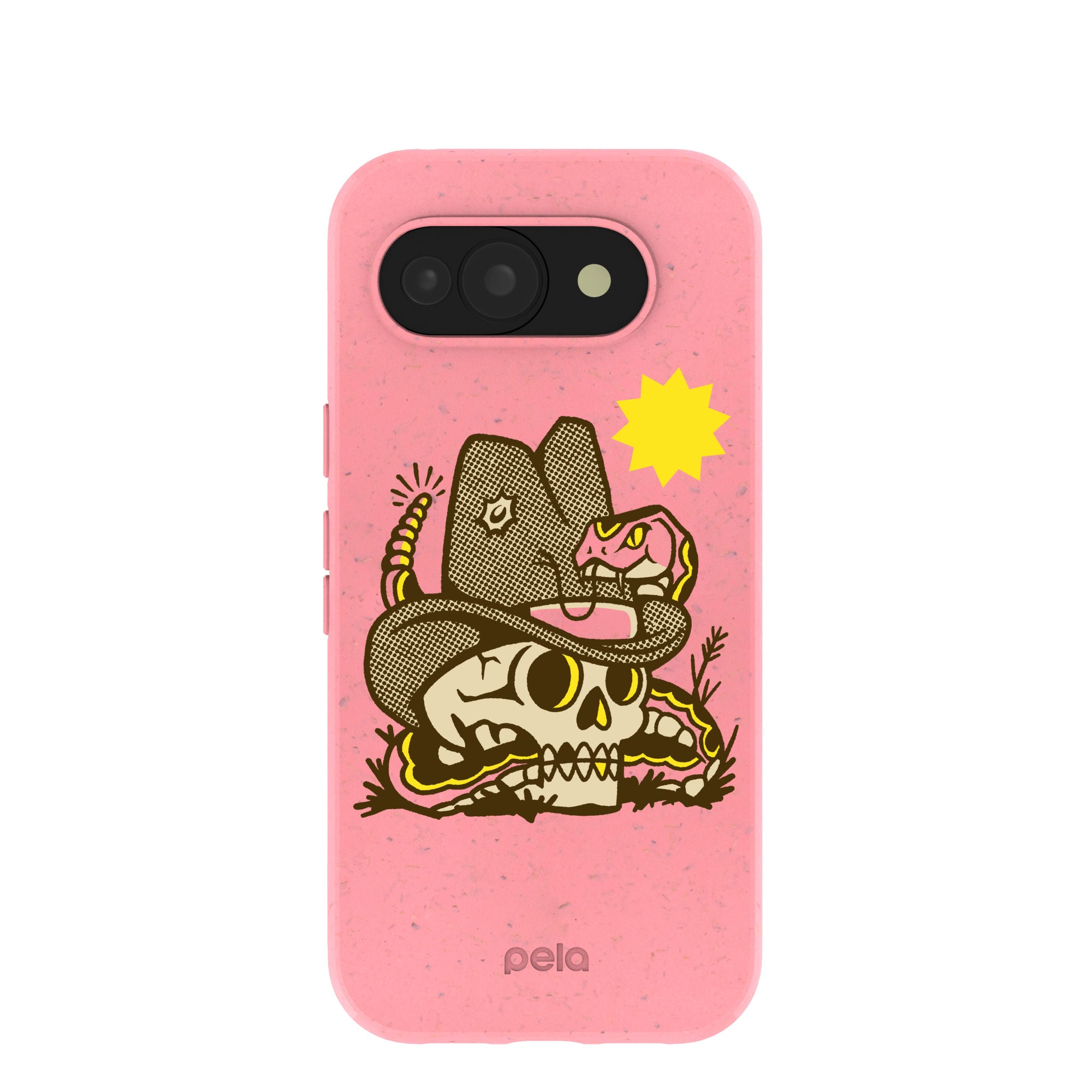 Bubblegum Pink Snakebite Google Pixel 10a Case – Pela Case