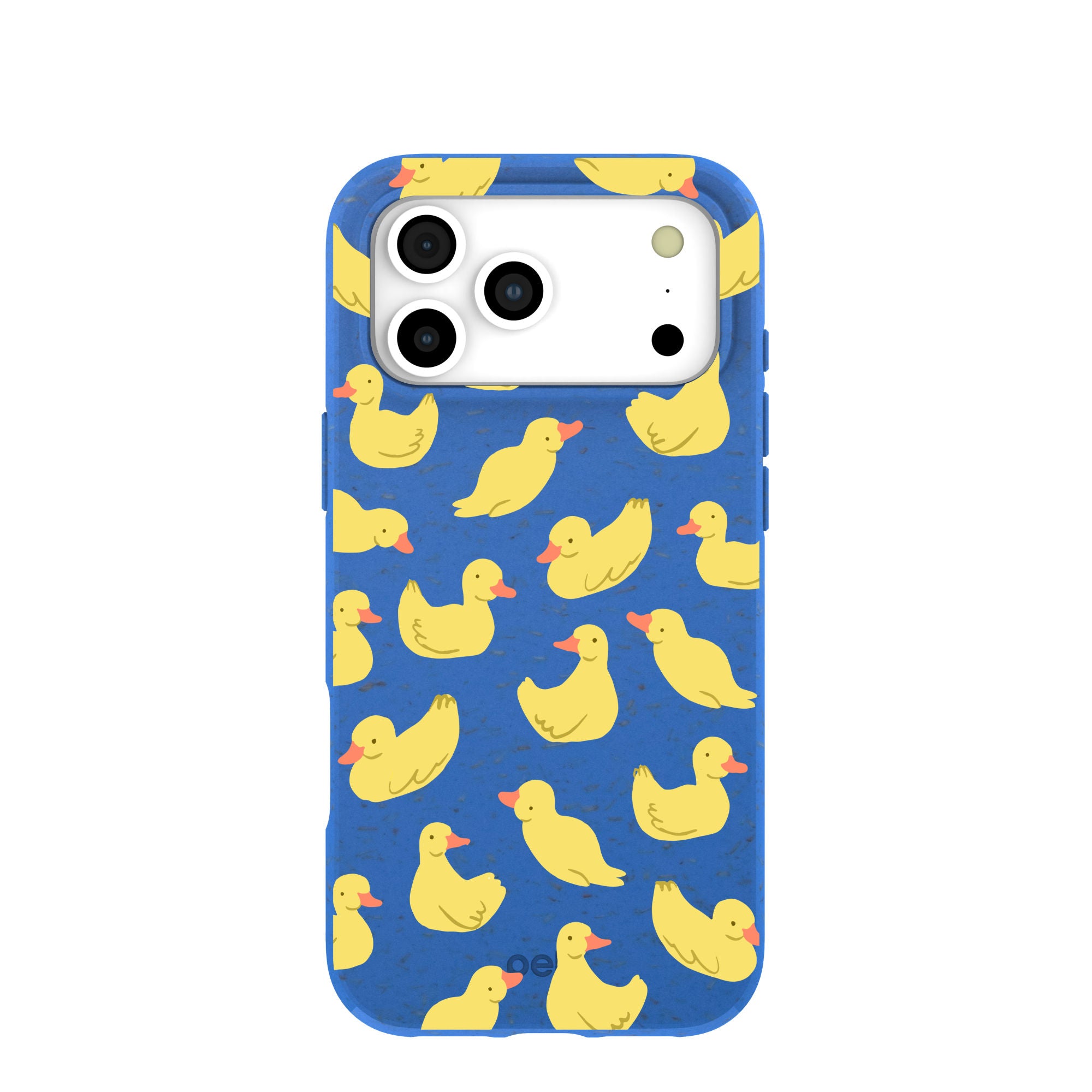 Electric Blue Sunny Ducklings iPhone 17 Pro Max Case - image 1