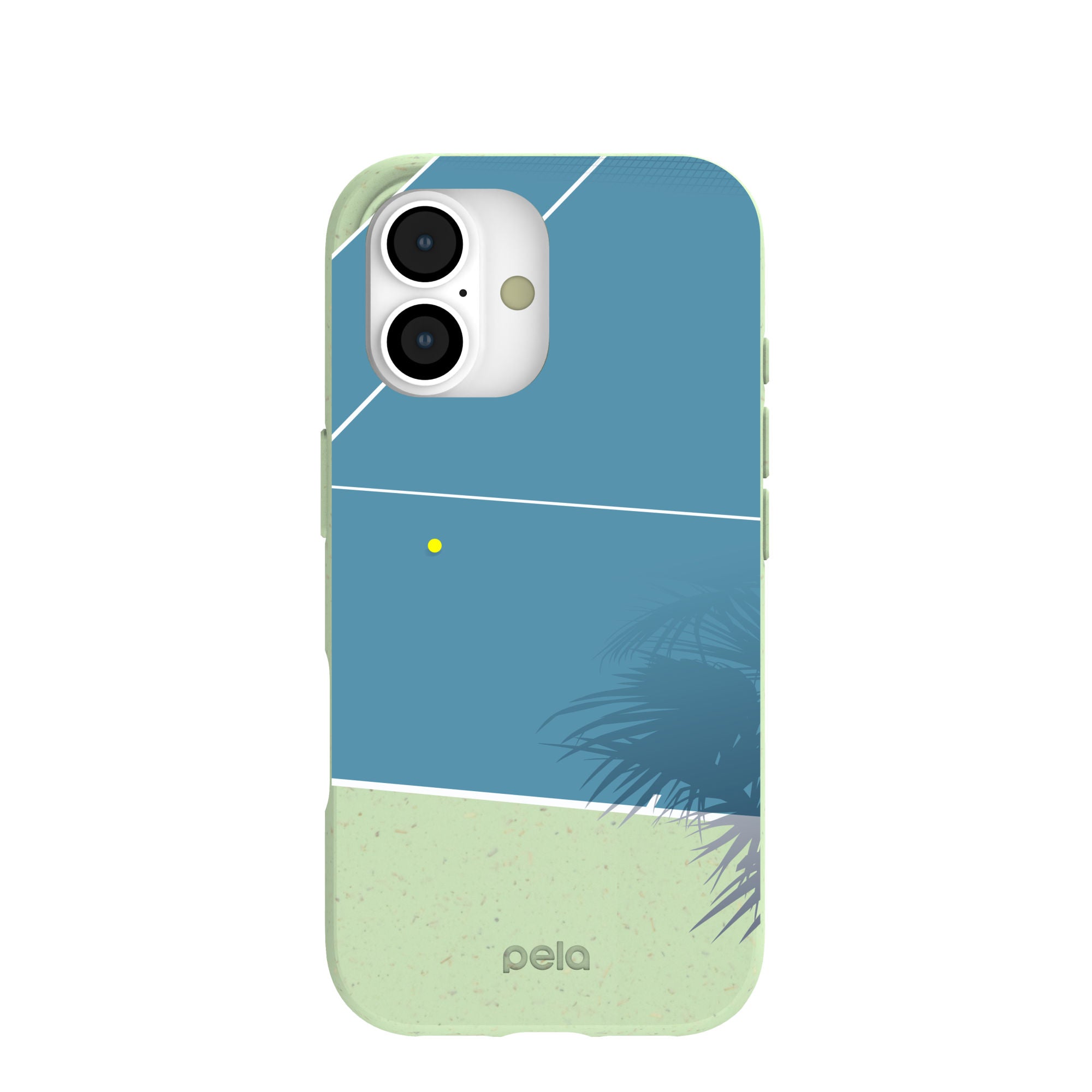 Coque iPhone 17 Court de tennis vert sauge