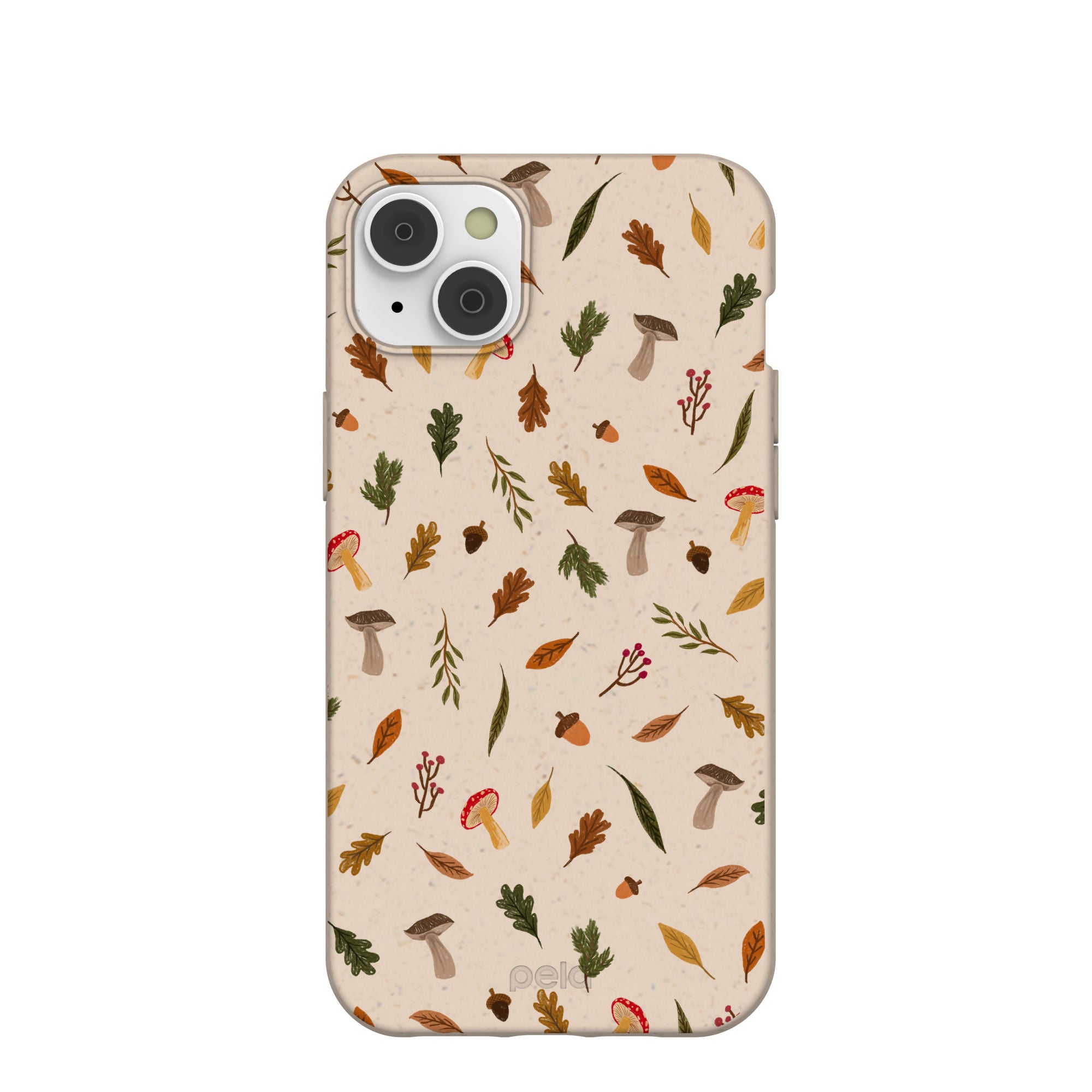 Coque iPhone 14 Plus Motif coquillages et récoltes dans les bois