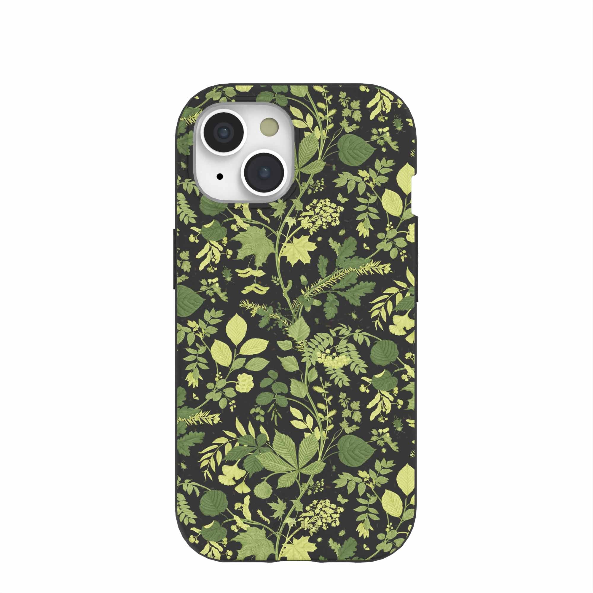 Black Evergreen iPhone 15 Case Pela Case