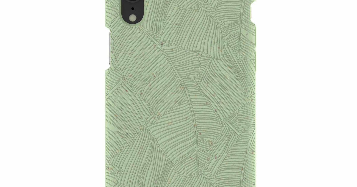Sage Green Lushy Leaves iPhone XR Case Pela Case