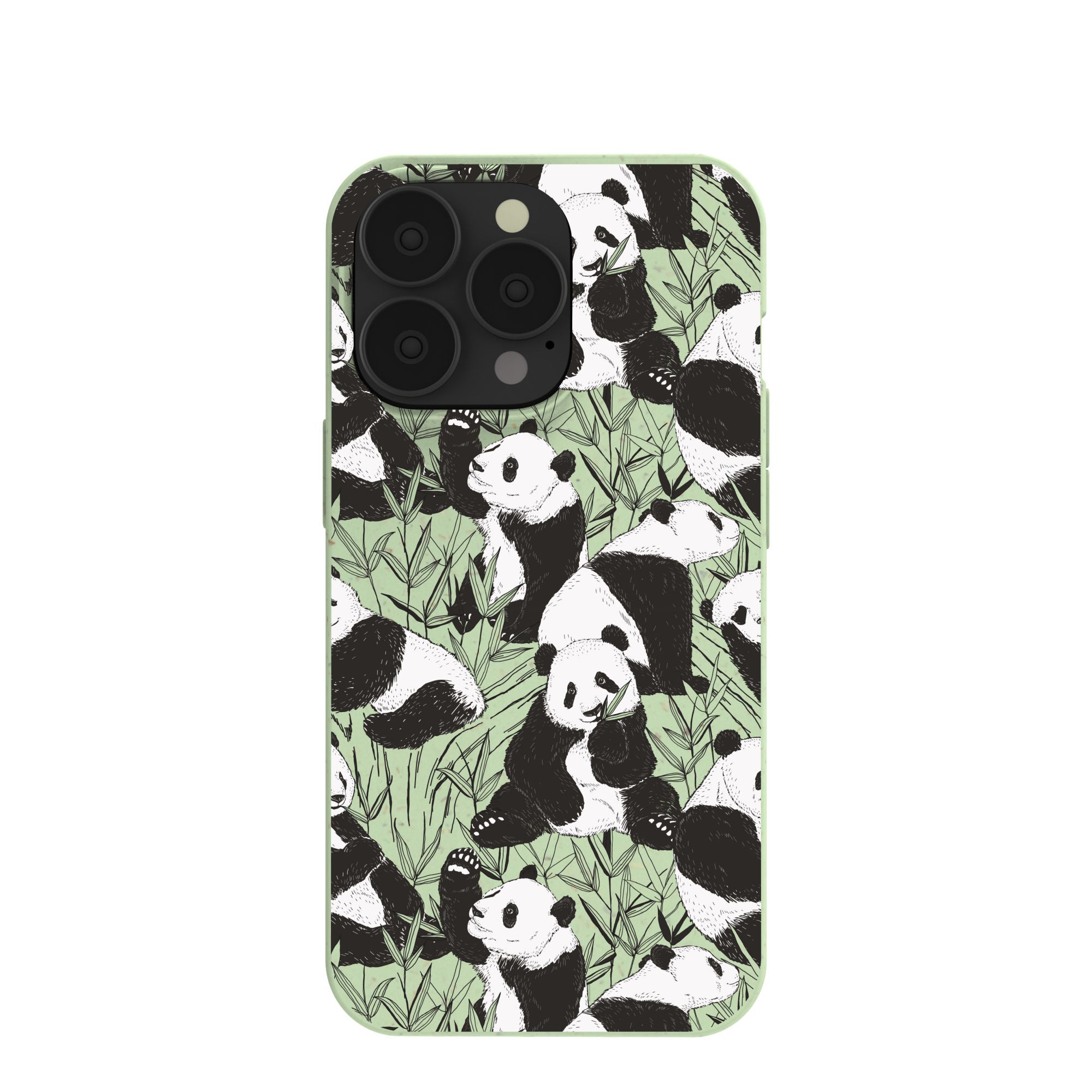 Sage Green Pandamonium iPhone 13 Pro Case - image 1