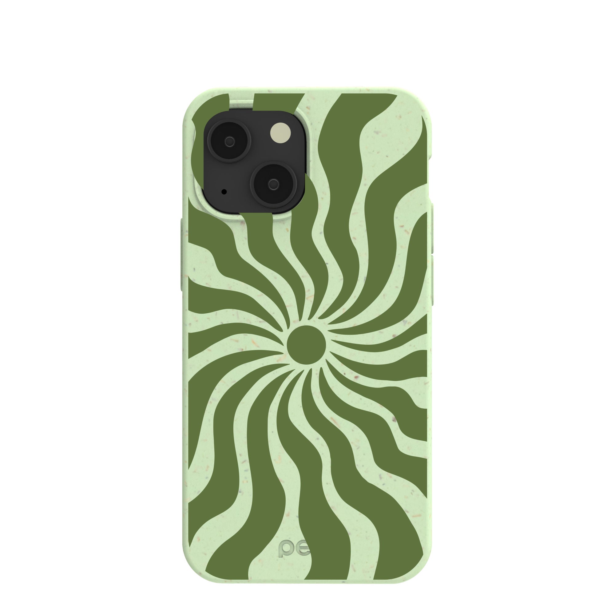Sage Green Watermelon Time Warp iPhone 13 Mini Case - image 1