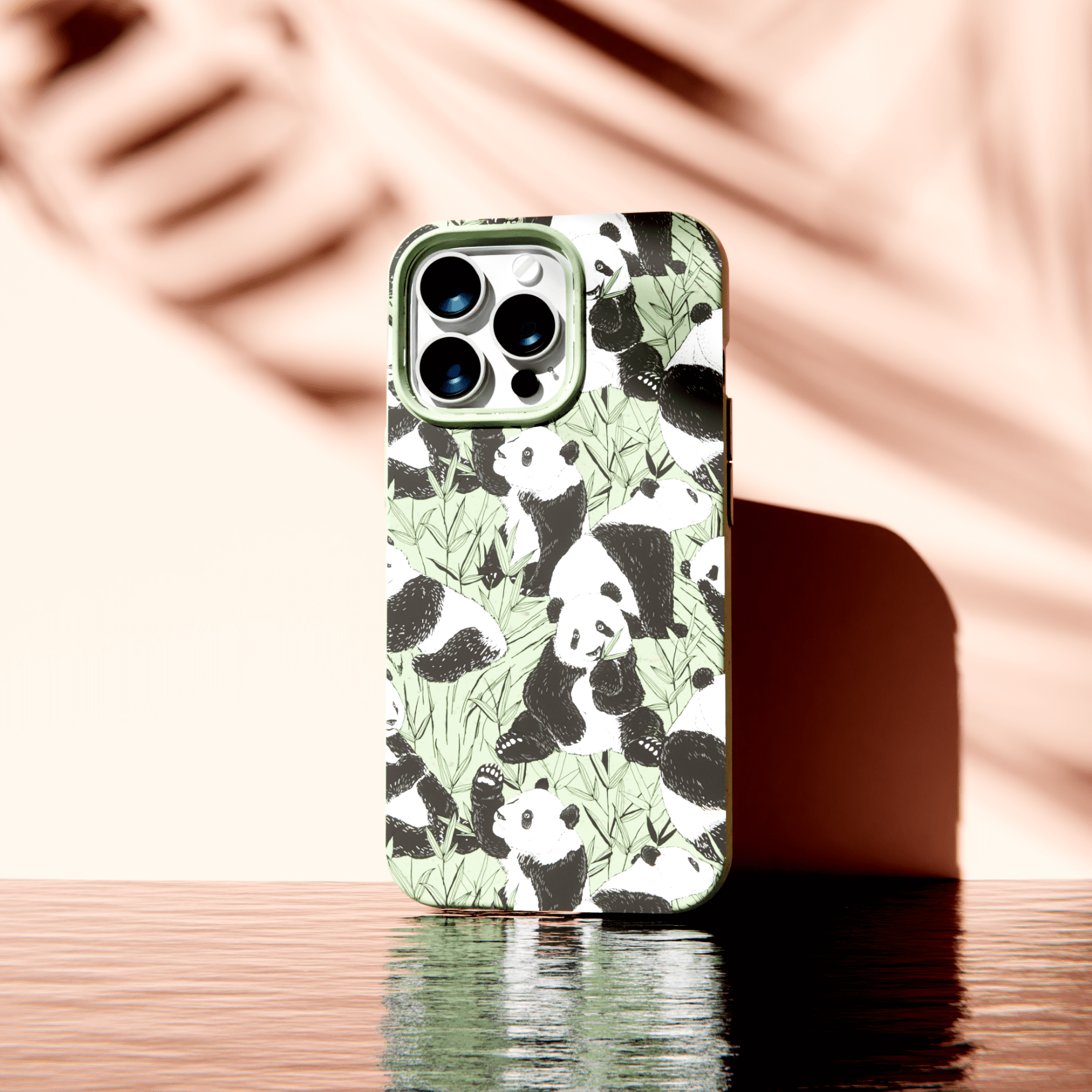 Sage Green Pandamonium iPhone 13 Pro Case - image 2