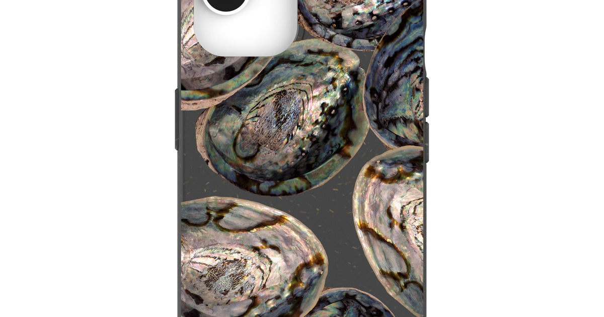 Black Abalone Shells iPhone 16e/17e Case – Pela Case