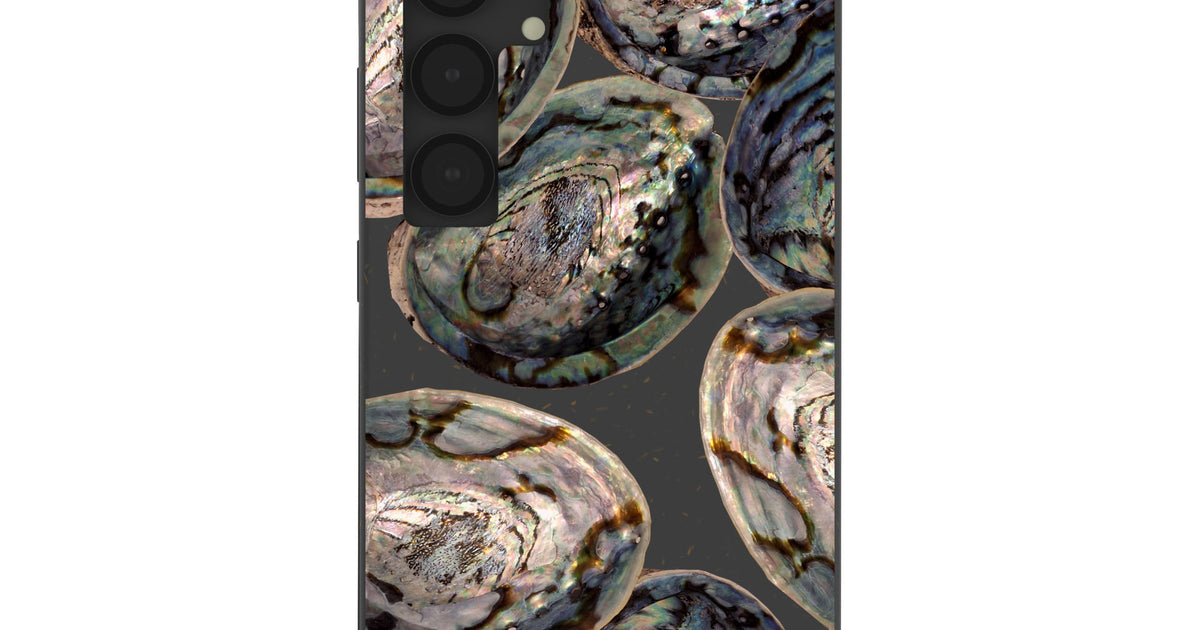 Black Abalone Shells Samsung Galaxy S25+(Plus) Case