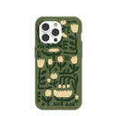 Coque iPhone 14 Pro Motif Tulipes Abstraites Motif Sol Forestier
