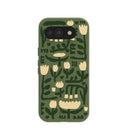 Coque Google Pixel 10a avec motif tulipes abstraites de sous-bois