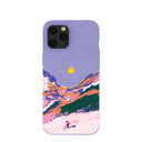 Coque iPhone 12 Pro Max Lavande Coucher de soleil alpin