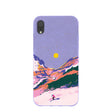 Coque iPhone XR Lavande Coucher de soleil alpin