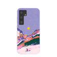 Coque Samsung Galaxy S24 « Coucher de soleil alpin lavande »