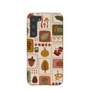 Coque pour Samsung Galaxy S23+(Plus) Motif coquillages et patchs d'automne
