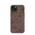 Coque iPhone 13 « Bonbons d'automne marron chocolat »