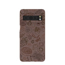 Coque Google Pixel 8 Pro au motif chocolat et bonbons d'automne