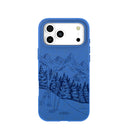 Coque de ski de fond bleu électrique pour iPhone 17 Pro Max