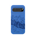 Electric Blue Backcountry Ski Google Pixel 9/9 Pro Case