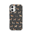 Black Beagle Buds iPhone 16 Case