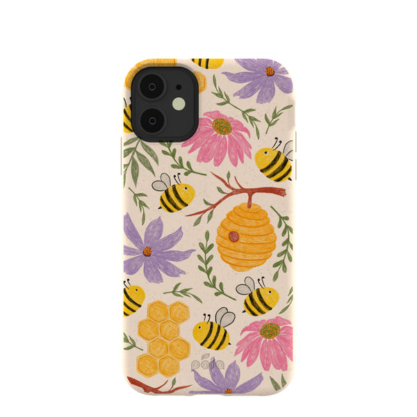 bee phone case Seashell Bee Life iPhone 11 Case – Pela Case